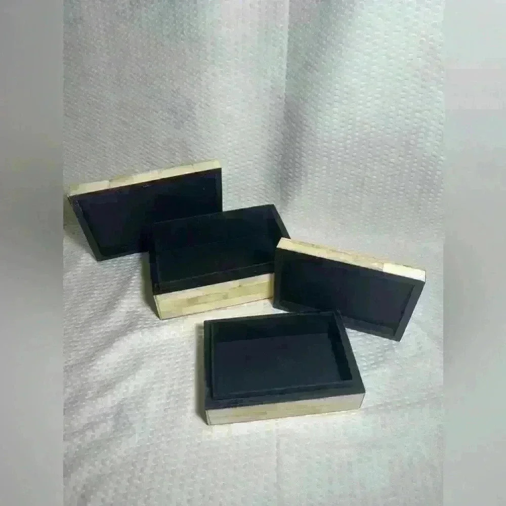 Bella Bone Inlay Jewelry Box Set - Picture 4 of 5